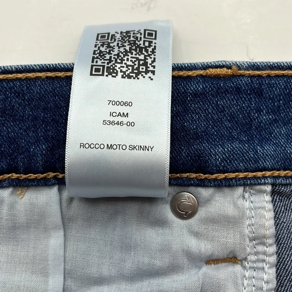 True Religion Rocco Moto Skinny NWT Size 36